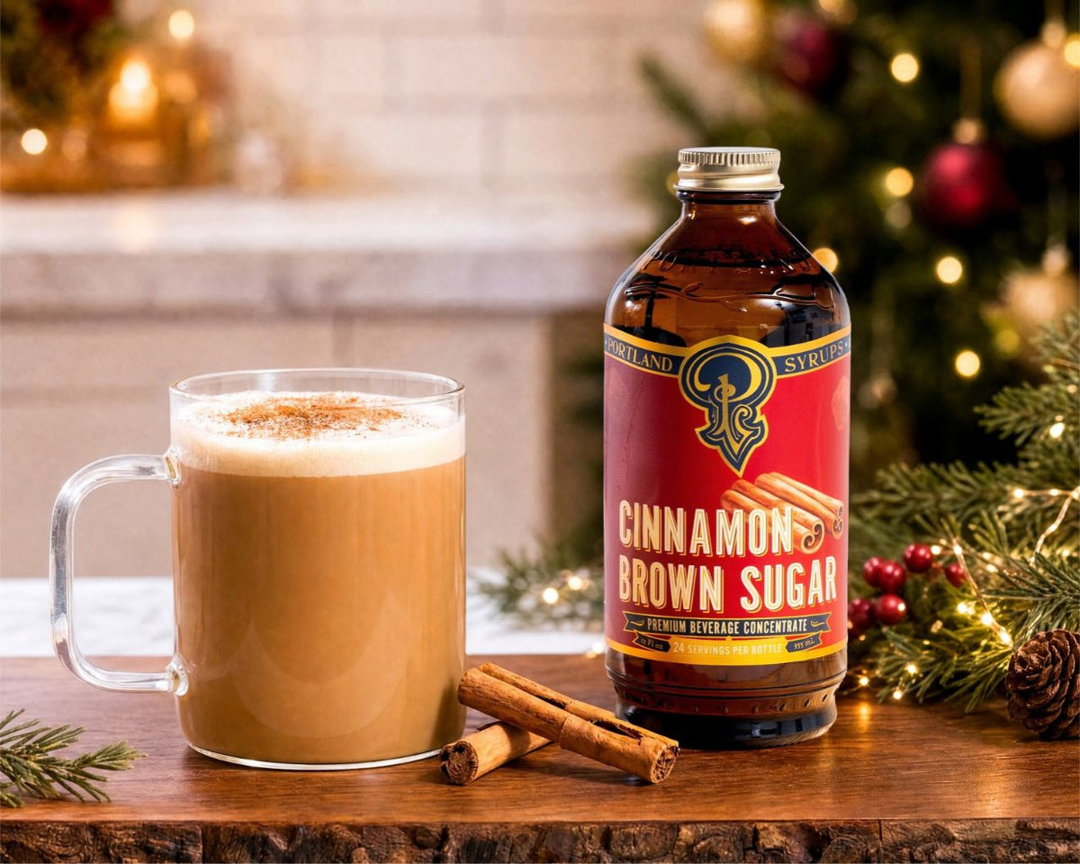Portland Syrups Cinnamon Brown Sugar Syrup | Craft Coffee & Cocktail Concentrate