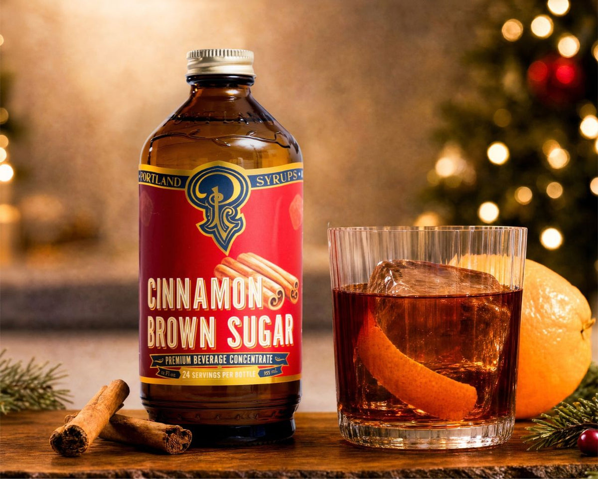 Portland Syrups Cinnamon Brown Sugar Syrup | Craft Coffee & Cocktail Concentrate