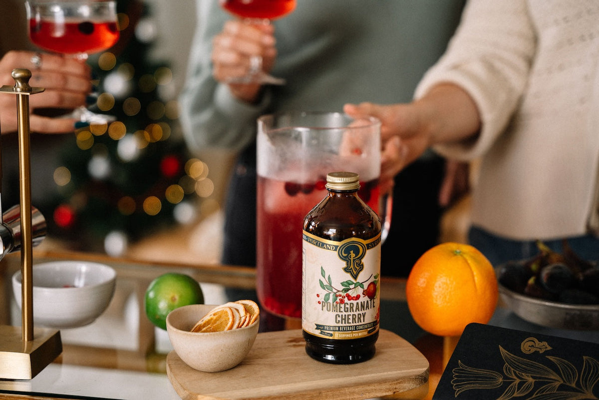 Pomegranate Cherry Syrup | Real Fruit Craft Grenadine