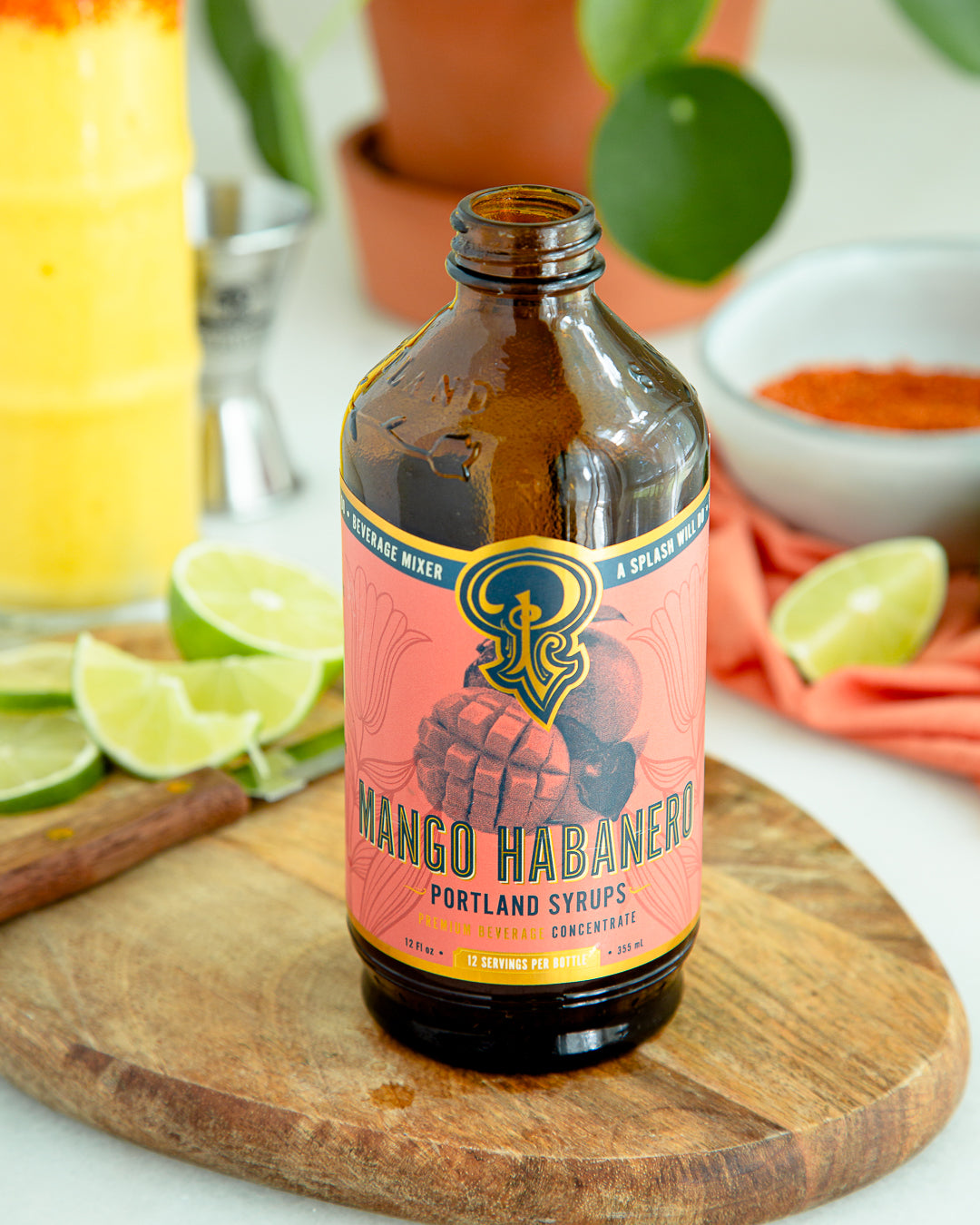 Mango Habanero Syrup 2-Pack | Sweet Heat Craft Mixer