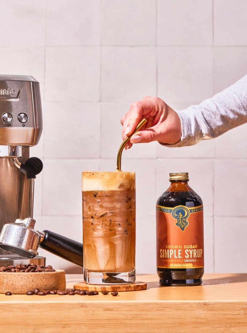 Brown Sugar Simple Syrup | Rich Caramel & Molasses Mixer