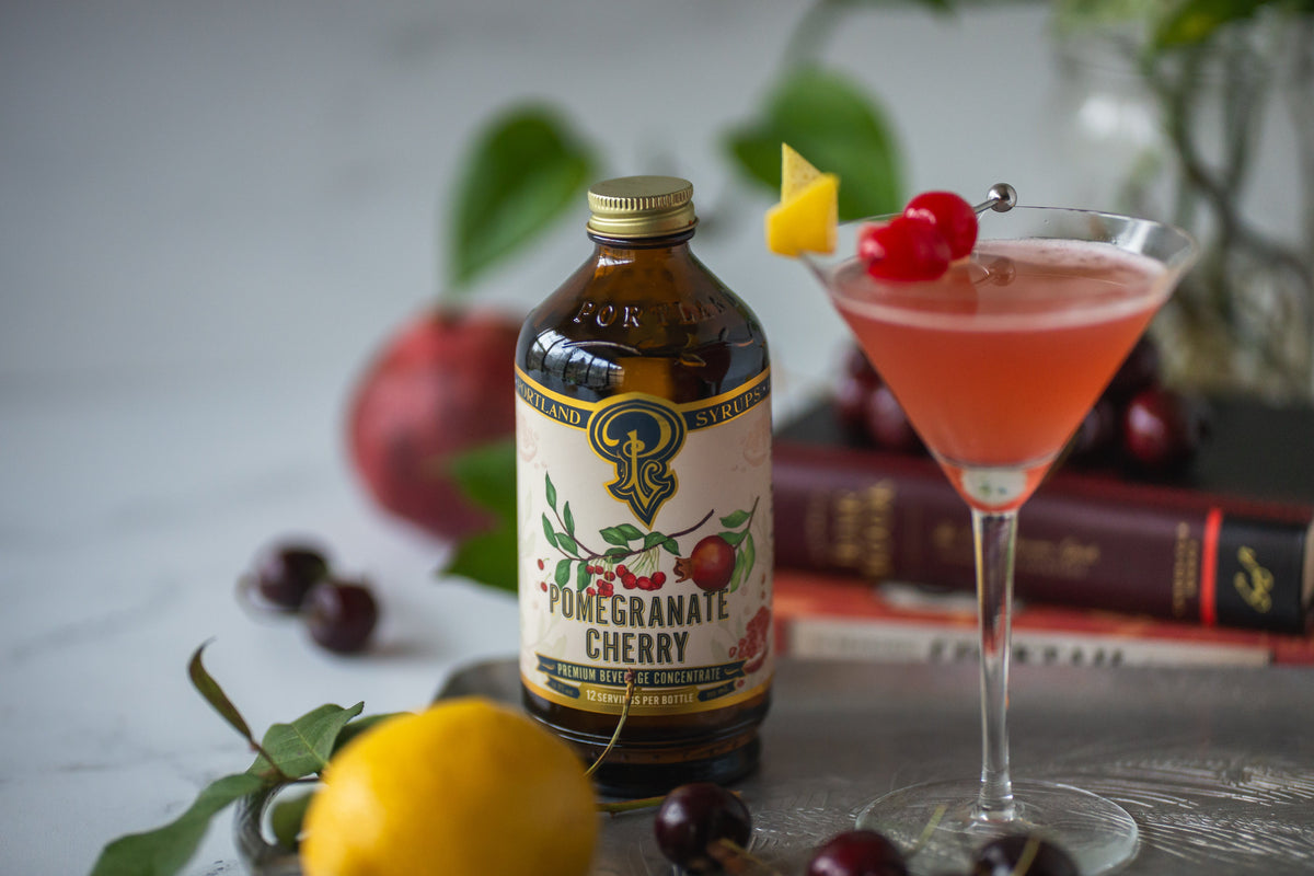Pomegranate Cherry Syrup | Real Fruit Craft Grenadine
