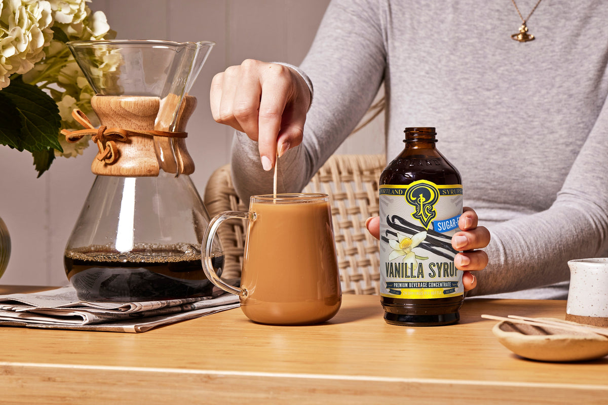 Sugar Free Vanilla Syrup | Zero-Sugar Coffee & Latte Syrup